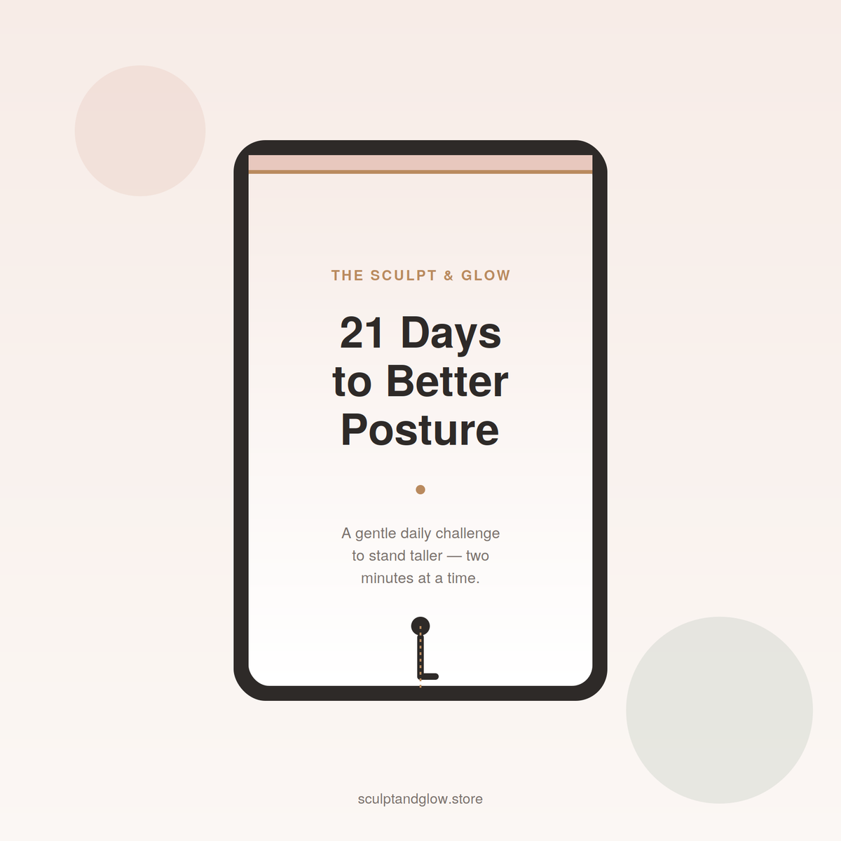 Cover of the 21 Days to Better Posture PDF guide